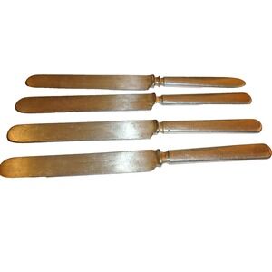 Vintage Rogers Hamilton silver plate Dinner knives set of 4